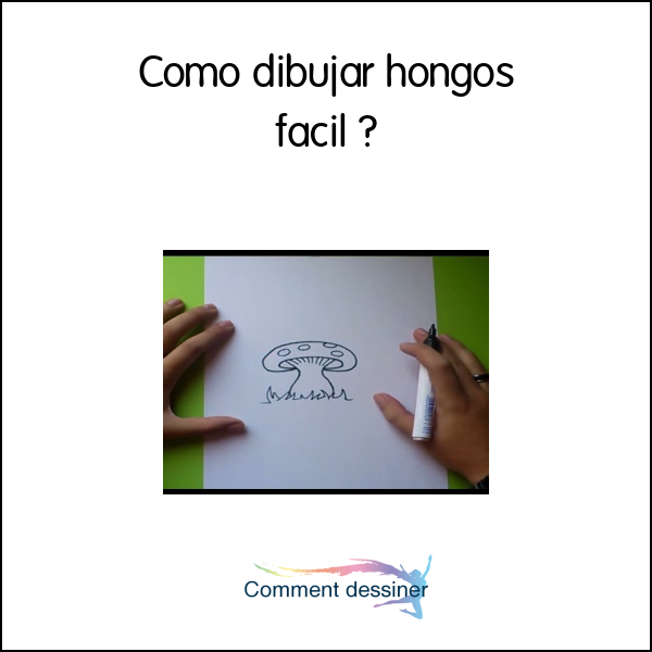 Como dibujar hongos facil